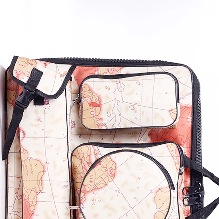 

Large Portable 4K Multifunction Canvas Sketchpad Bag Carrying Drawing Sketch Board Case Painting Bag Backpack Bag Travel Art Set