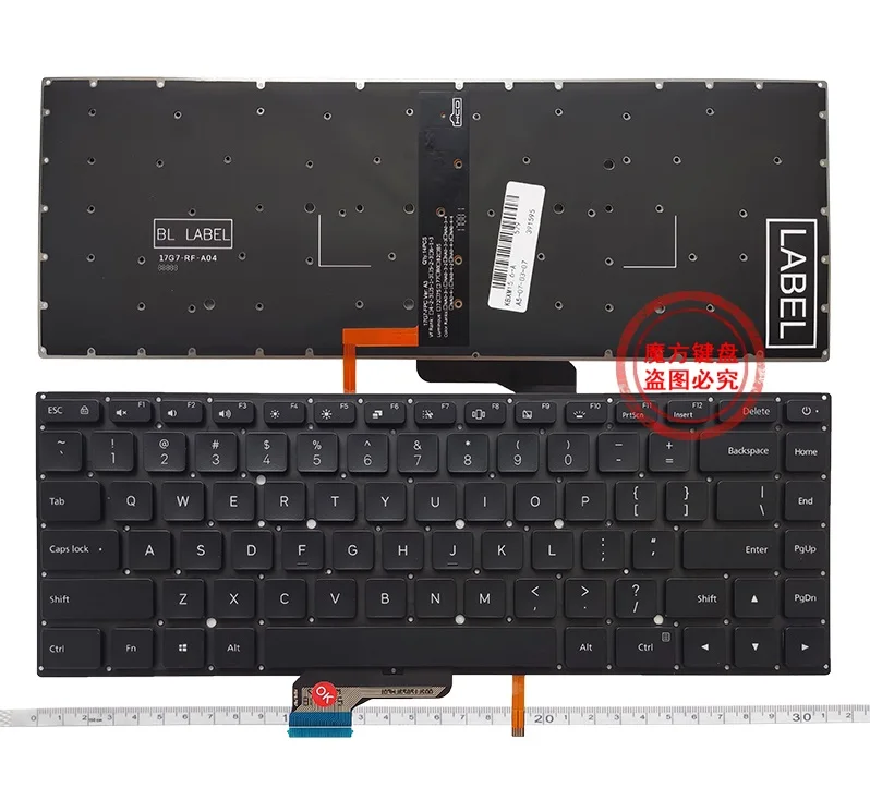 

Новая подсветка клавиатуры США для ноутбука Xiaomi Mi Notebook Pro 15,6 дюйма 171501-AQ 171501-AF 171501-FE Mx250 TM1701 181501 ноутбук