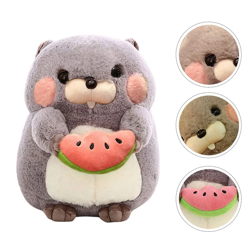 1 шт. милые плюшевые домашние тапочки с изображением сурок кукла прекрасный