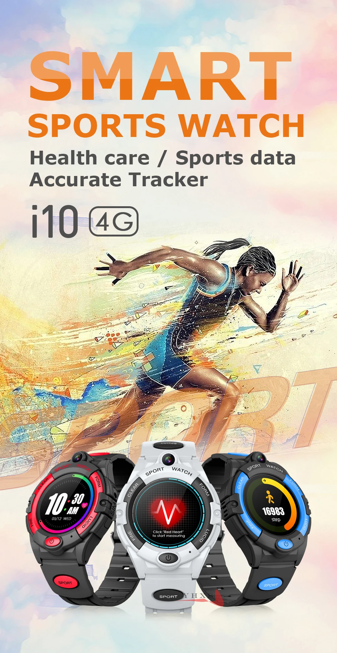 

Smart 4G Video Call Watch Kid Student Man Heart Rate Blood Pressure Monitor GPS Trace Locate Camera SOS Call Phone Smartwatch