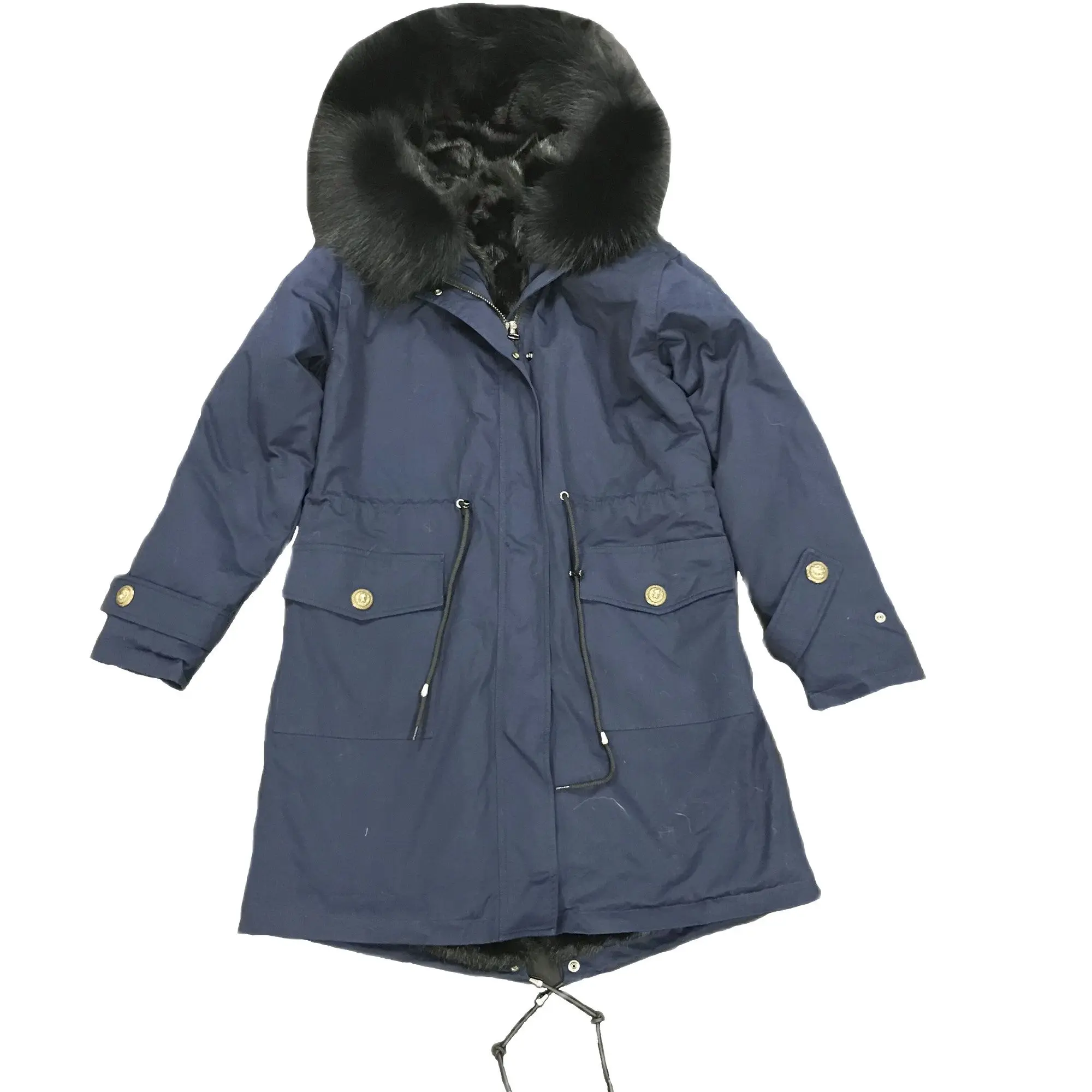 Новинка 2019 зимняя модная мужская парка в стиле милитари теплое пальто из