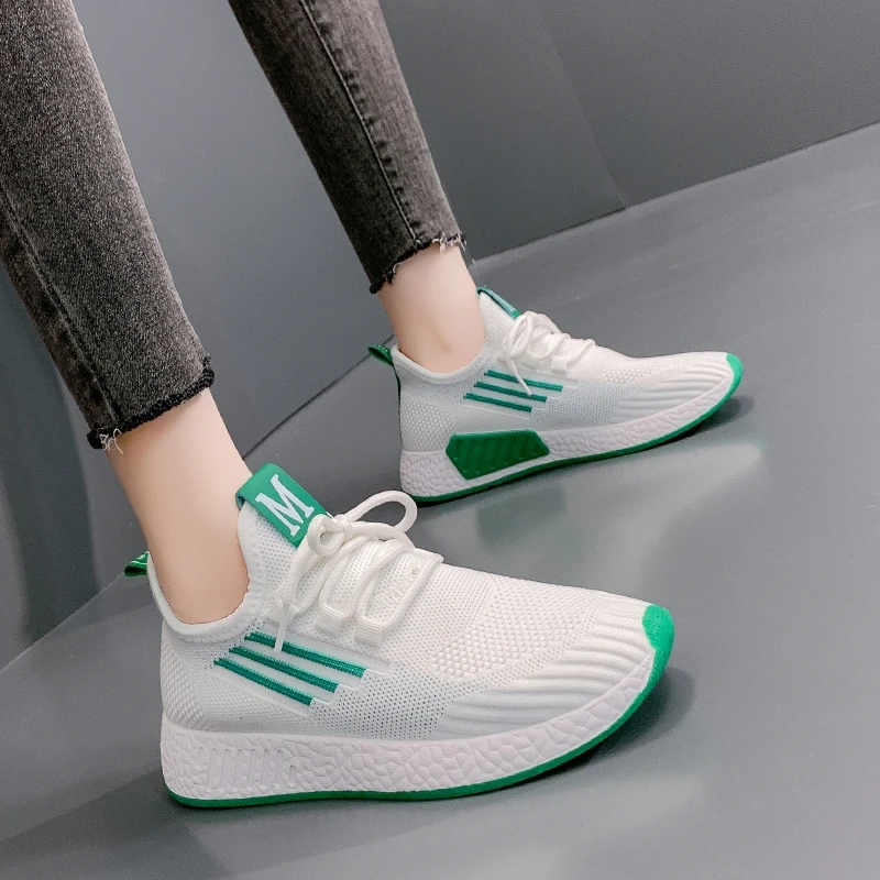 

2021 Women Sneakers Woman Running Shoes Female Vulcanized Women's Casual Flats Women Walking Shoes Ladies Summer Plus Size