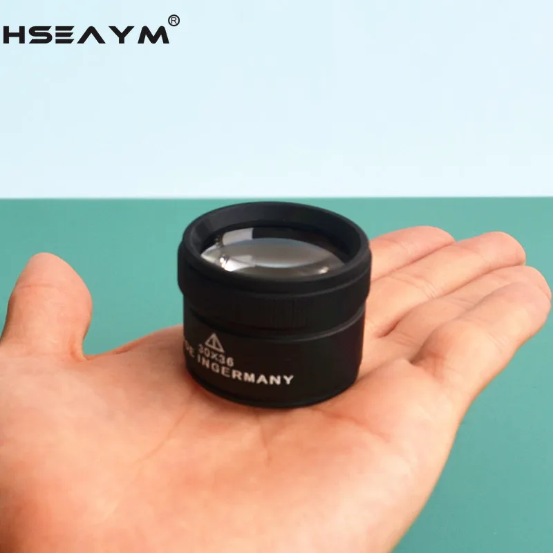 30x36 мм ручной увеличитель ювелирных изделий HD Оптическое стекло линзы Zeiss