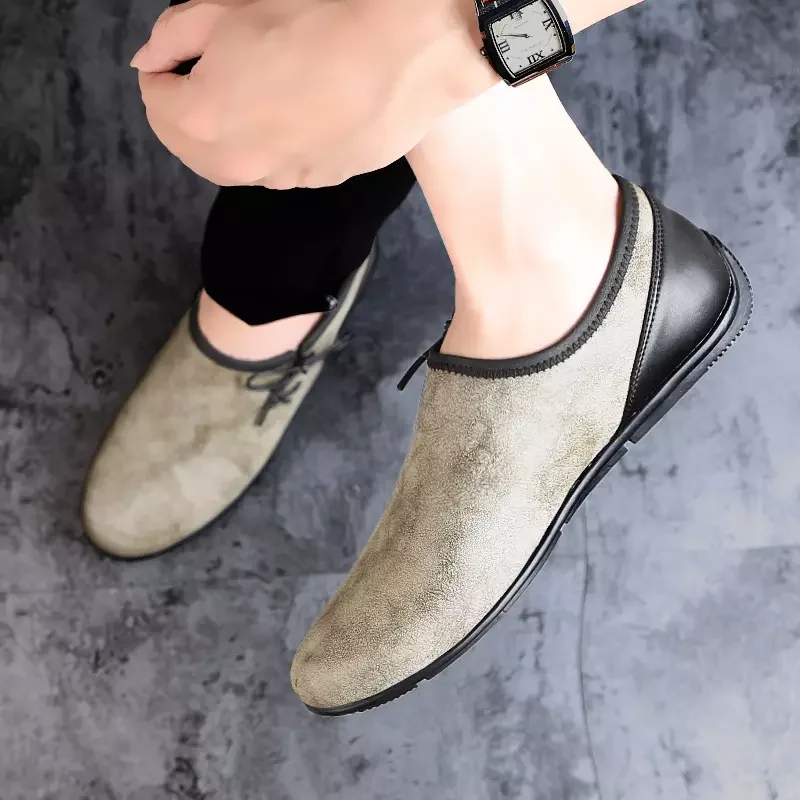 Повседневная обувь Мужская дышащая модная мужская зимняя в стиле ретро легкая