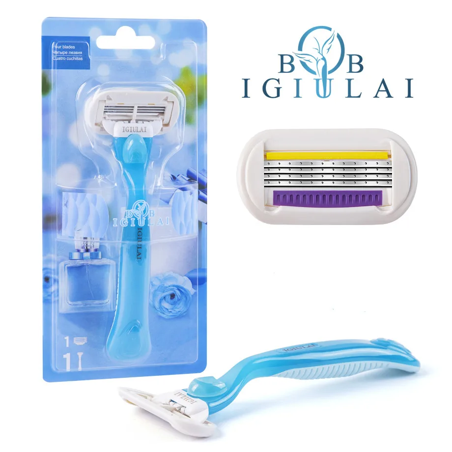 qshave станок safety razor бритва для женщин лица женская Лезвия женской бритвы IGUETTA2021