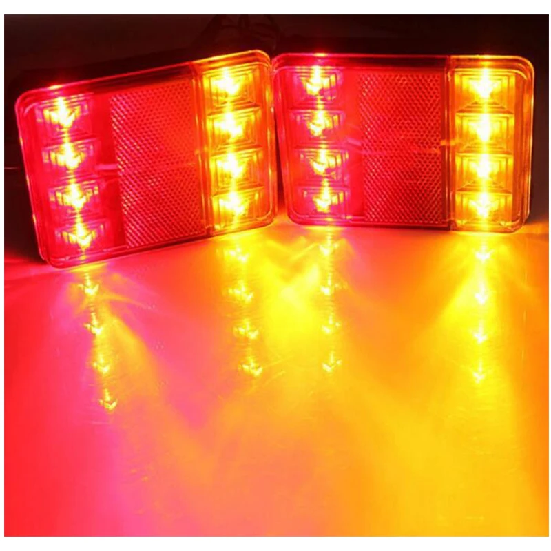 2 шт. задсветильник светодиодные лампы для грузовиков 12 В | Автомобили и мотоциклы