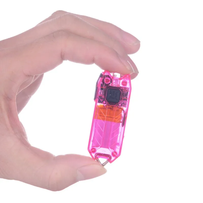 Велосипедные фонари практичный мини USB светодиодный светильник-брелок для ключей перезаряжаемый брелок для ключей светильник фонарь 5 цветов