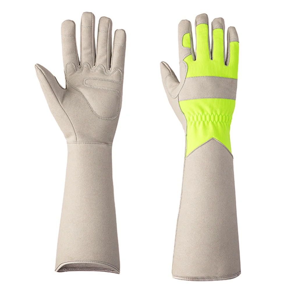 

Садовые перчатки с розой, унисекс, Длинные рабочие перчатки, защита от обрезки шипа с длинной манжетой, Защита предплечья для цветов