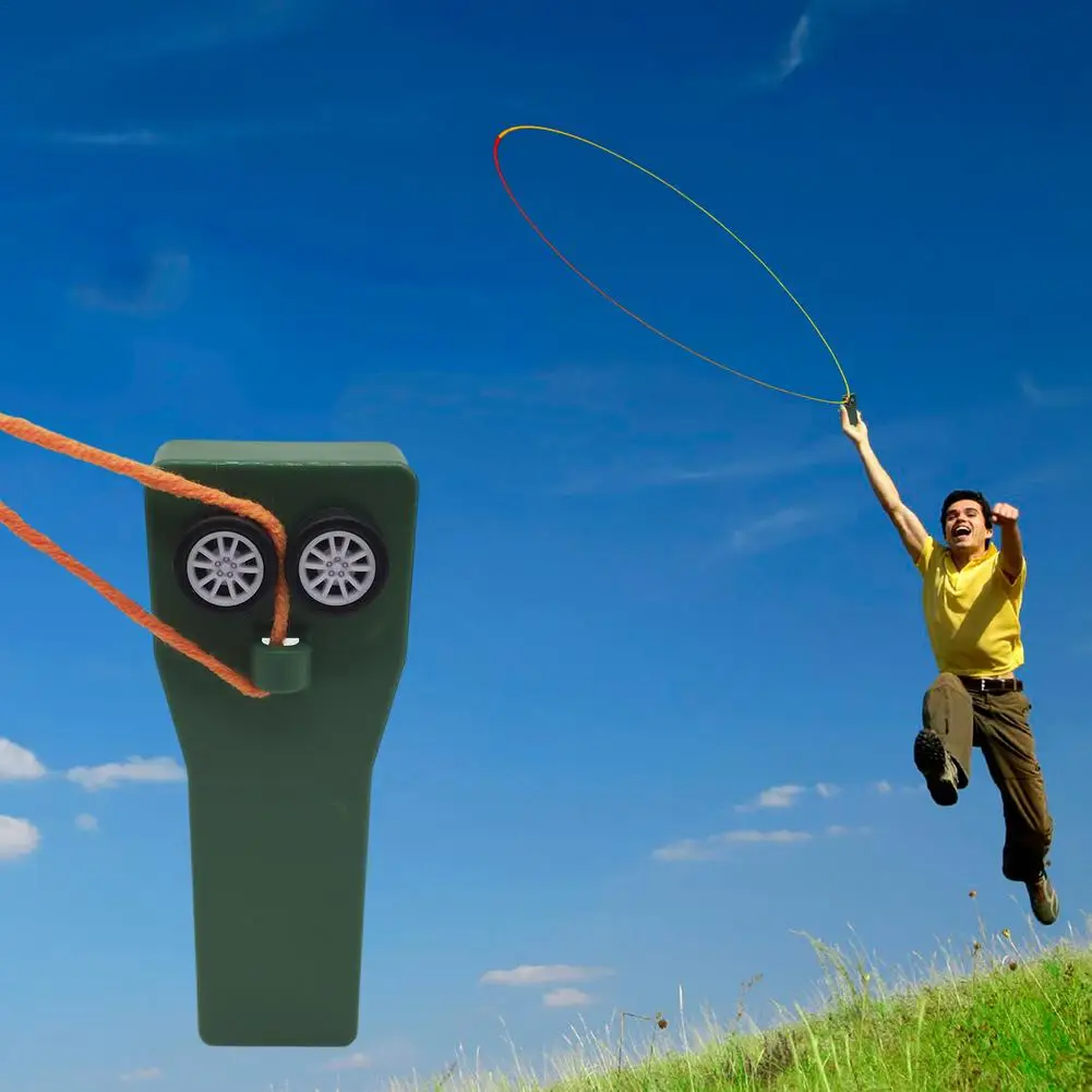 Rope Launcher Propeller Zip String Push Thruster Controller Cord Shooter Cool Kid Gift Props Handheld Electric Toys Tiktok |