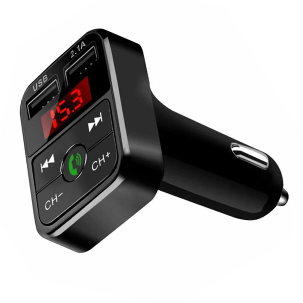 Bluetooth автомобильный fm передатчик Handsfree беспроводной радио адаптер lcd быстрое