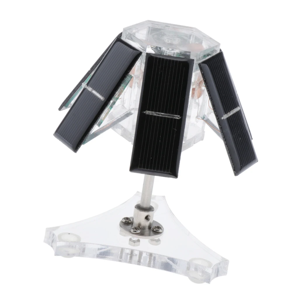 

1pc Solar Magnetic Levitation Motor 6-panels Model Science Interesting Gift