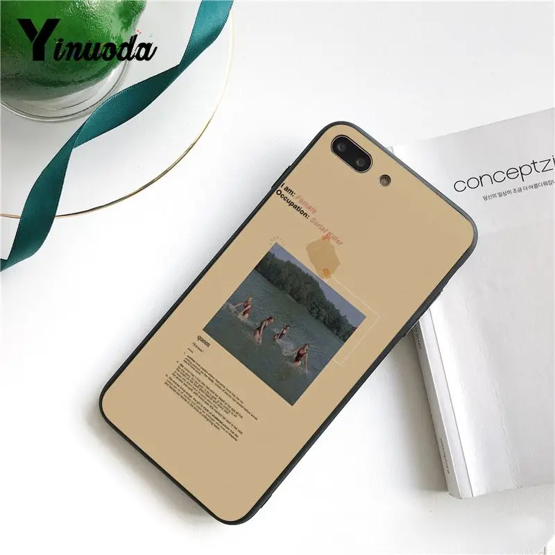 Yinuoda Sea flower landscape wallpaper Black Phone Case for iPhone X XS MAX 6 6S 7 7plus 8 8Plus 5 5S XR 11 Pro Max | Мобильные