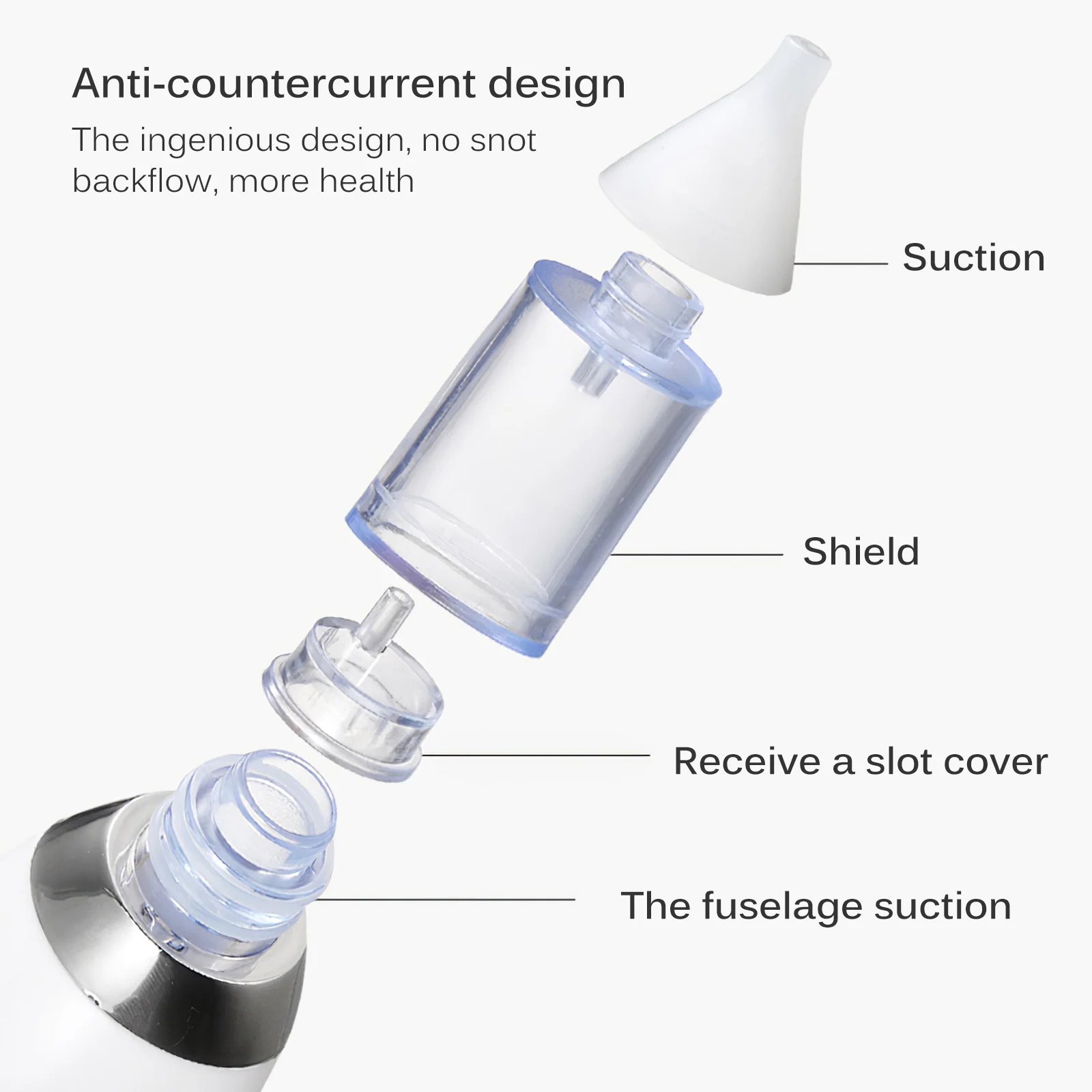 

Kid Baby Nasal Aspirator Electric Nose Cleaner Newborn Baby Care Sucker Cleaner Sniffling Equipment Safe Hygienic Nose Aspirator