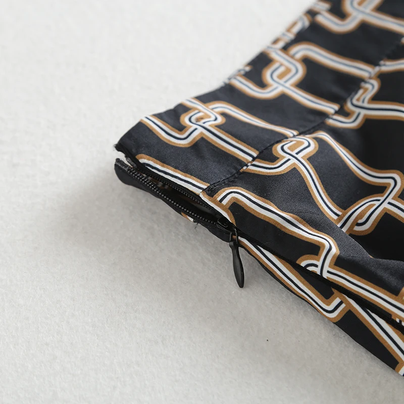 Женская юбка до щиколотки CFK из полиэстера с цветочным принтом новая осенняя