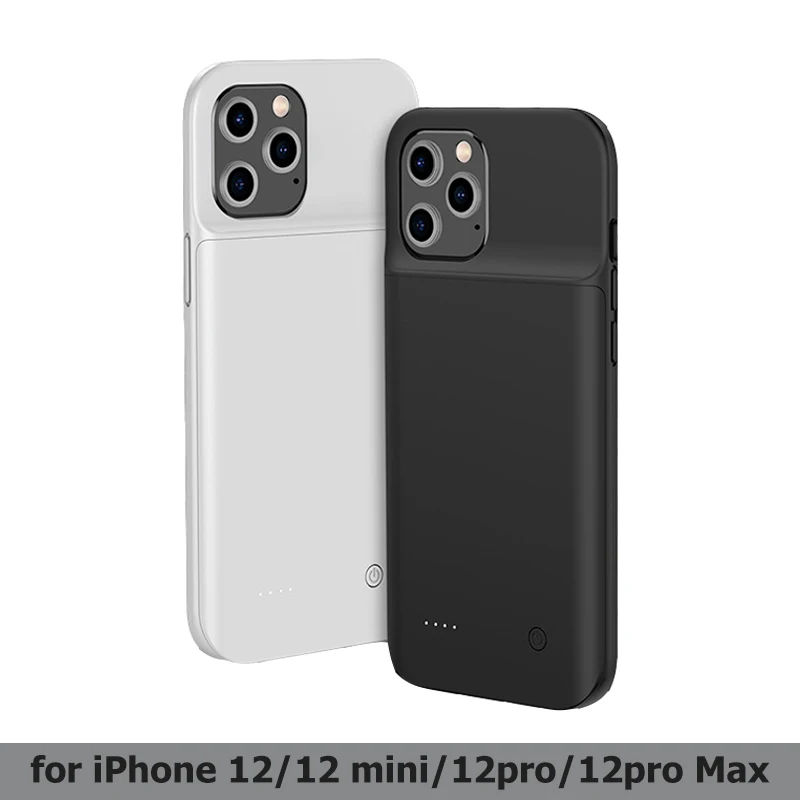 

Battery Charger Case 6800mAh External Battery Pack Power bank Case for iPhone 12 mini 12 pro 12pro Max Slim Battery Case Cover
