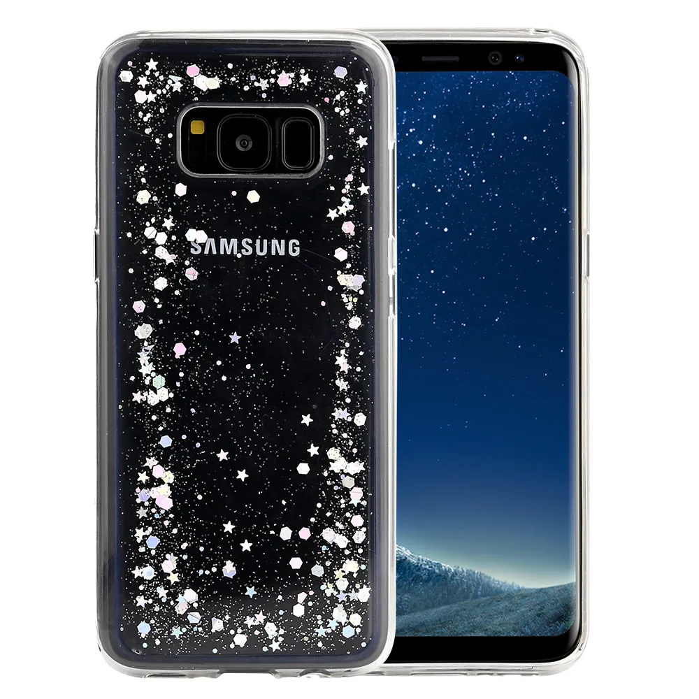 Pepmune Bling Glitter Silicone Soft Case For Samsung S8 Plus S10 S7 Edge A3 A5 A8 2018 Girl Cute Phone Cover Galaxy S9 |