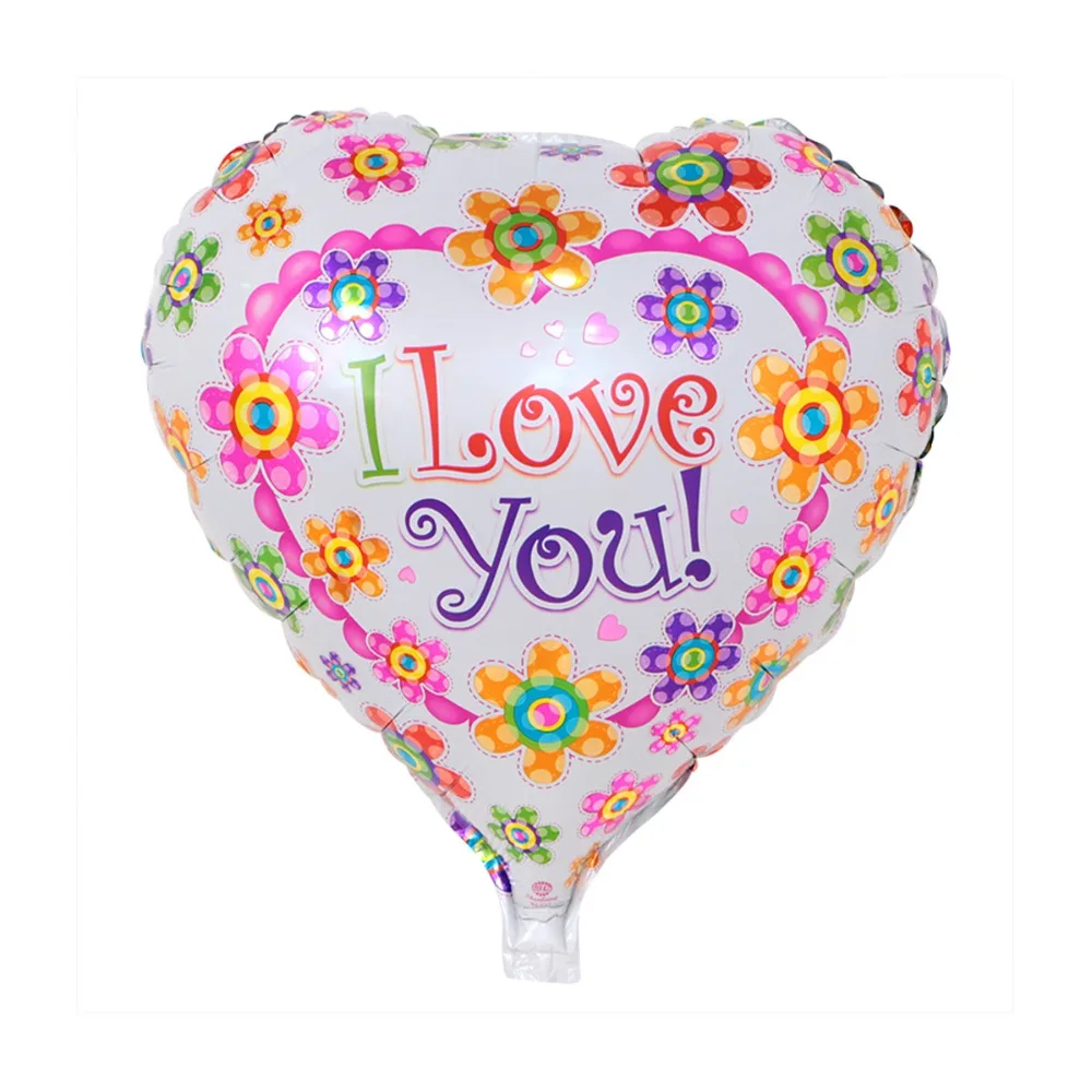 1 шт 18 дюймов в форме сердца I Love You фольгированные шары сердце Свадьба День святого Валентина гелиевый воздушный шар Globos вечерние украшения