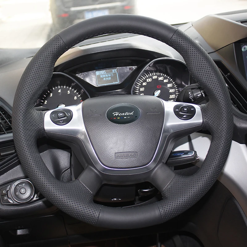 Чехол на руль для Ford Focus 3 2012 2014|Чехлы руль| |