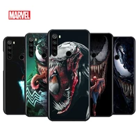 marvel venom for xiaomi redmi note 4 4x 5 5a 6 7 8 8t 7s 9s 9t 10 10s 5g pro prime max balck soft silicone silicone phone case