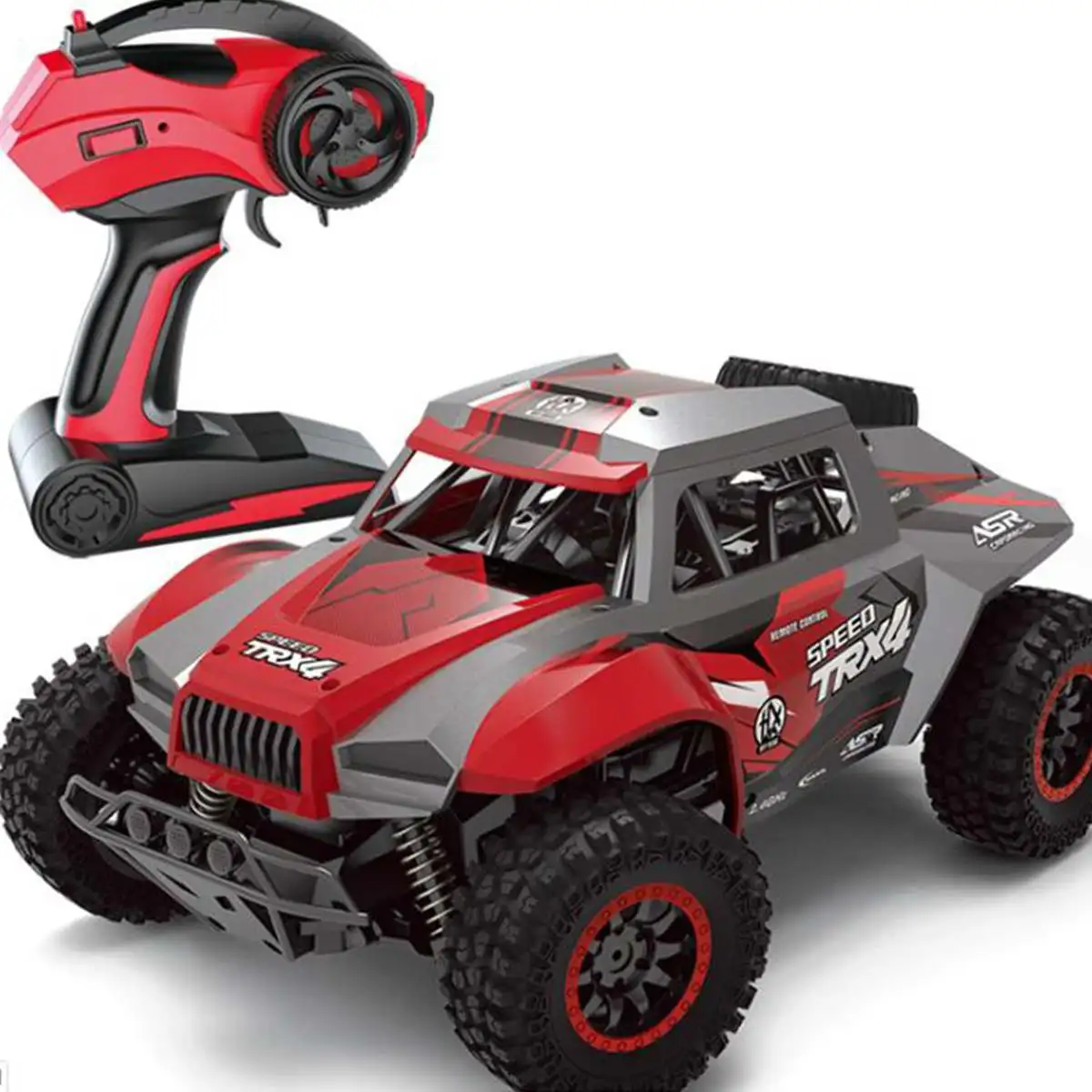 Red 1/12 RC автомобиль 4WD дистанционное управление высокоскоростной автомобиль 2,4 ГГц электрический RC игрушки гусеничный грузовик багги внедорожные игрушки Дети Suprise подарки - Цвет: Red