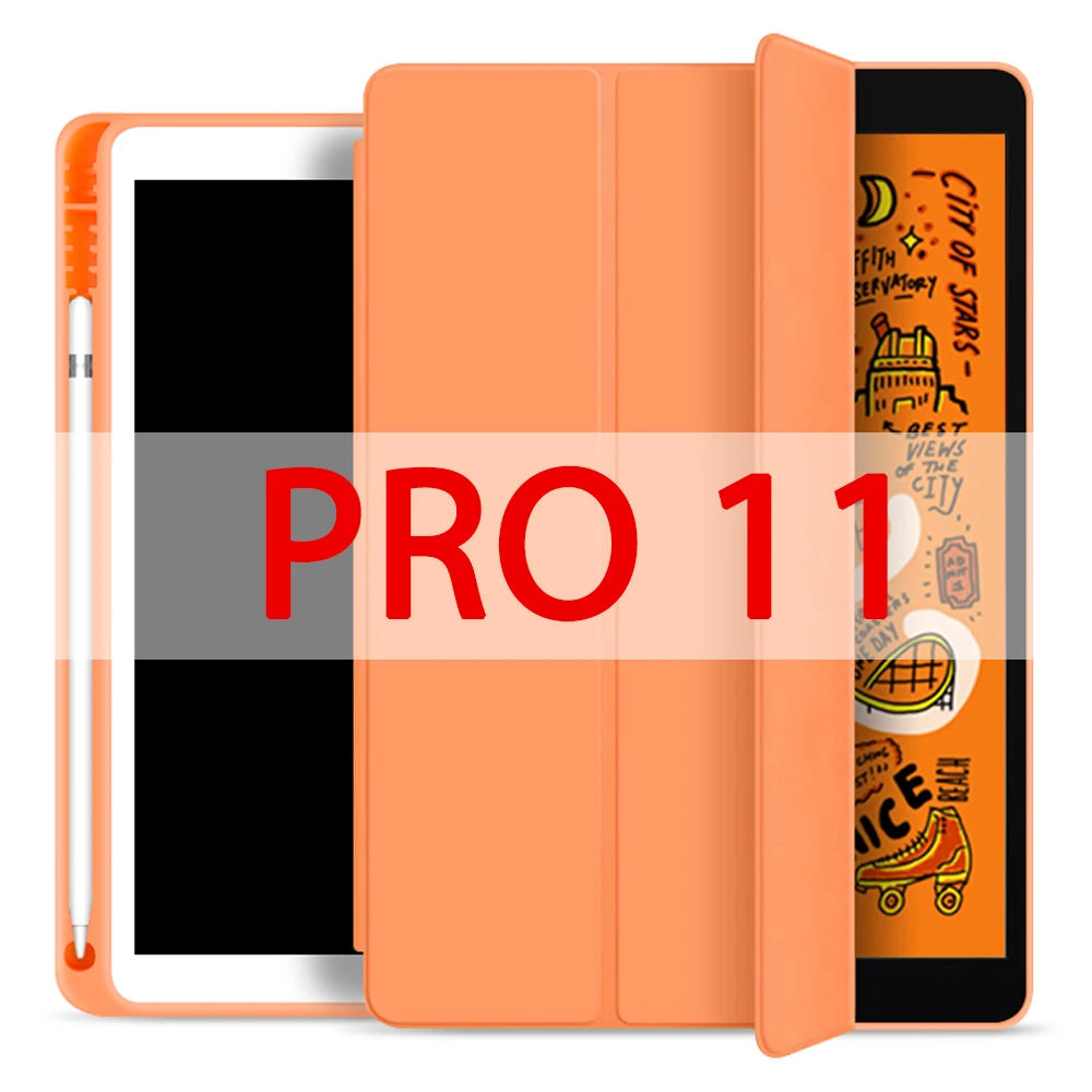 pro 11 Чехол для Ipad чехол для Ipad Air 10,5 дюймов / Новинка с держателем для карандашей кожаный чехол для IPad MINI 5 Чехол Pro 11 - Цвет: pro 11