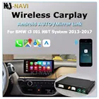 Беспроводная зеркальная ссылка CarPlay для BMW i3 I01 NBT 2013-2017, функция AirPlay, камера, датчик парковки, карты, поддержка оригинала