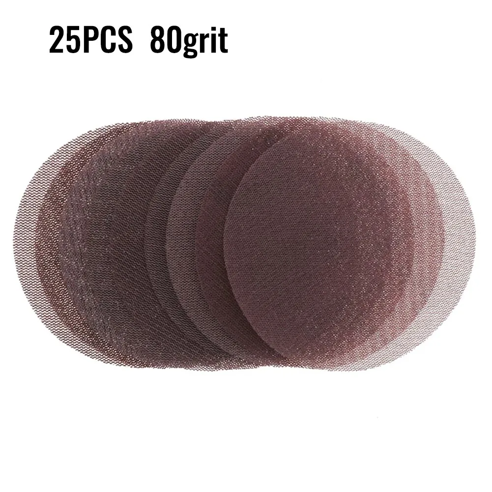 

Abrasive Sandpaper Discs Hook & Loop Pad Sanding Sandpaper 25pcs 6inch