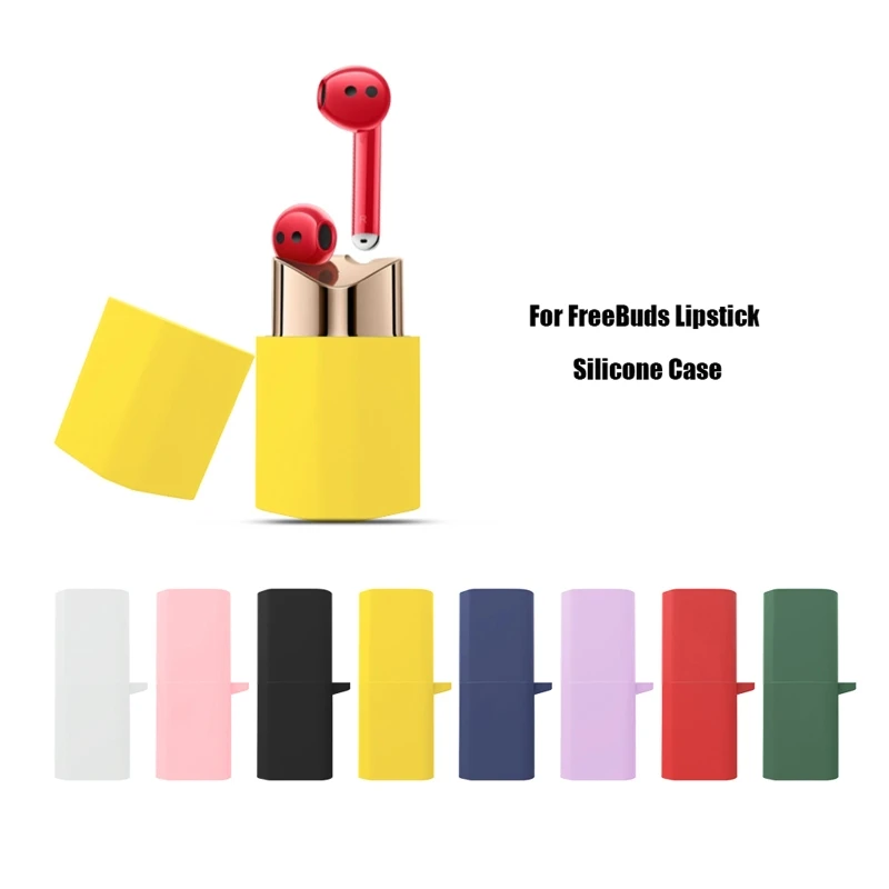 

Housing Fit for Huawei FreeBuds Lipstick Shockproof Wireless Earphone Protective Sleeve Impact-resistant Anti-dust Cover