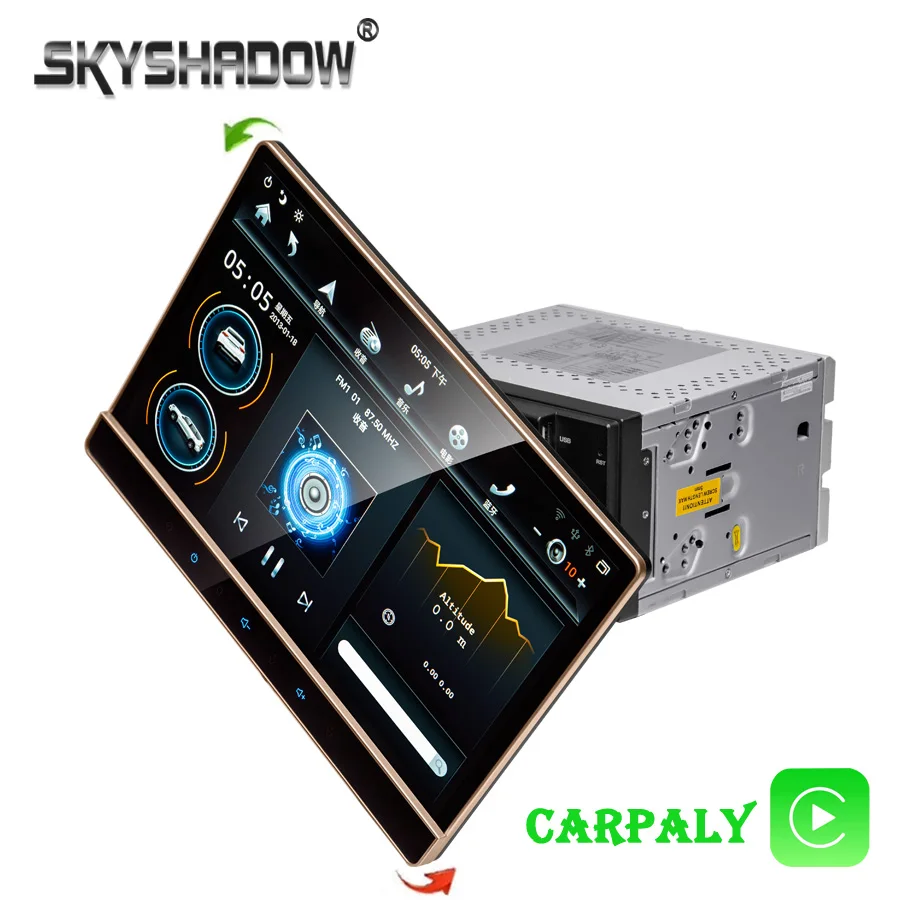 Новый золотой край Tesla DSP HDMI IPS Carplay автомобильный DVD плеер PX6 Android 9 0 4 Гб + 64 GPS радио
