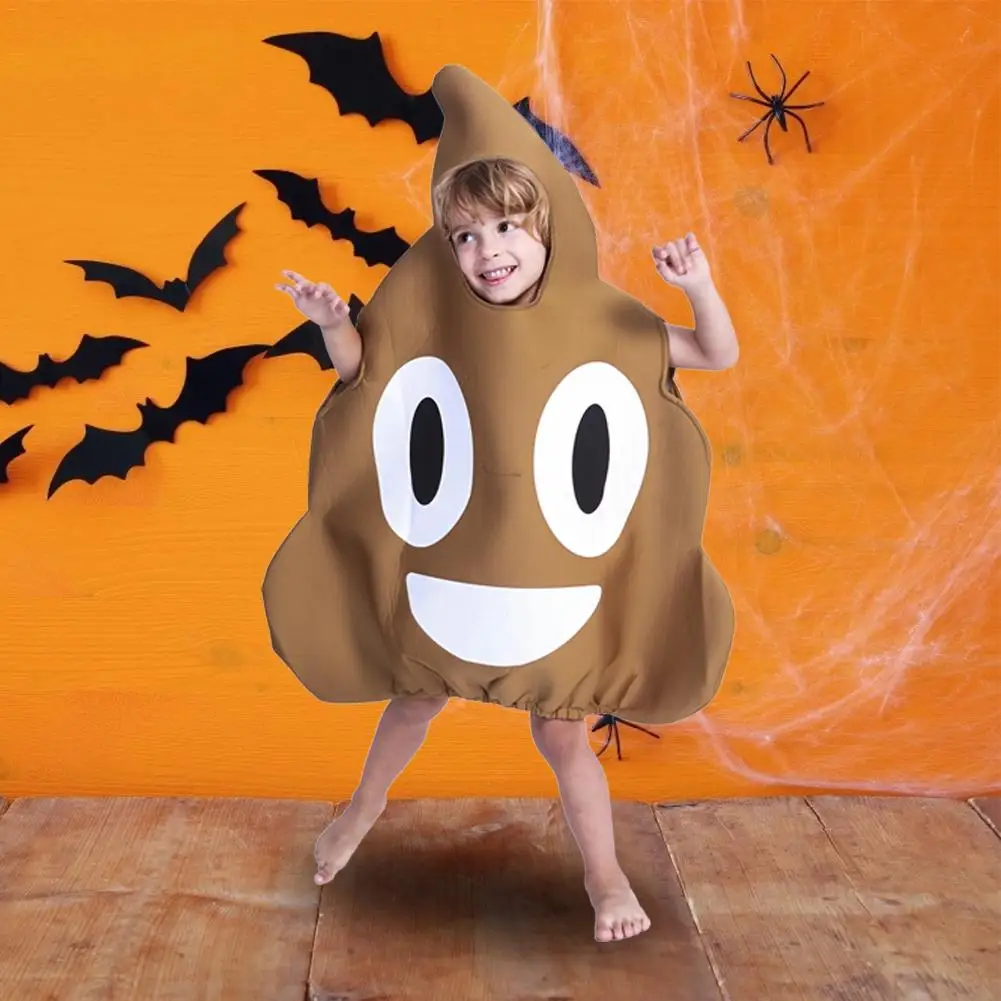

Sponge Poop Pile Costume Children Halloween Shit Stool Feces Costume Cosplay Fancy Dress Christmas Kids Perform Clothes