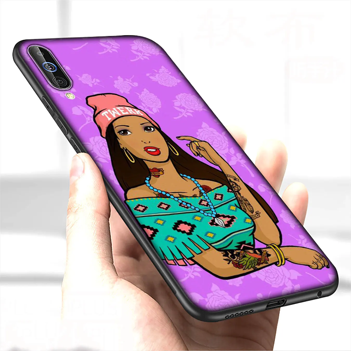 IYICAO Татуированная принцесса Алиса Ариэль Жасмин мягкий чехол для samsung Galaxy A70 A50 A60