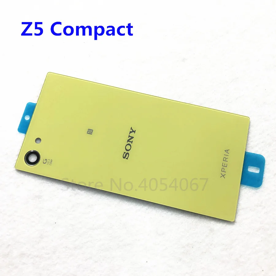 Z5 мини сзади Стекло женские босоножки с закрытой пяткой Корпус для Sony Xperia Z5 Compact Mini E5823 E5803 Батарея двери Крышка/верхнее покрытие чехол Замена+ инструмент