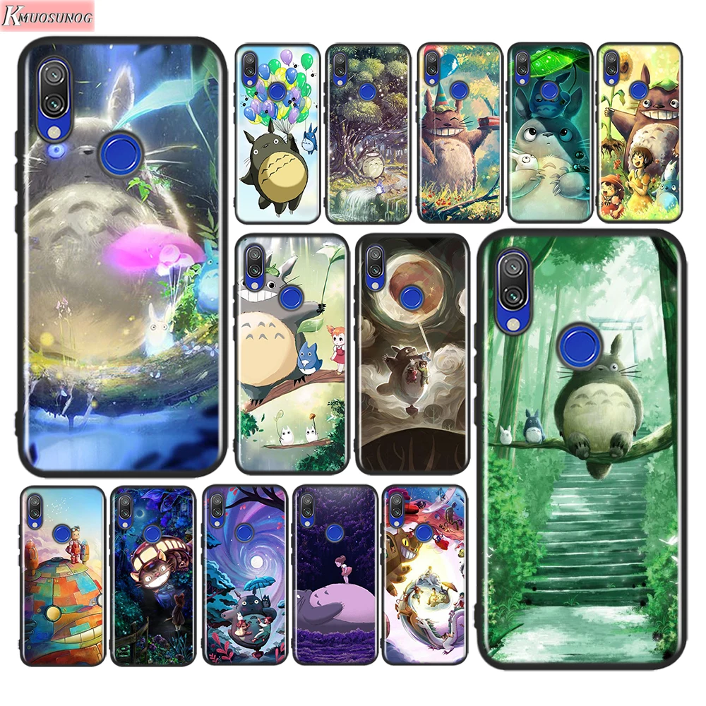 

Silicone Cover Studio Ghibli Ghiblies totoro For Xiaomi Redmi 9A 9C Note 9 9S Pro Max 8T 8 7 6 5 Pro 5A 4X 4 Prime Phone Case