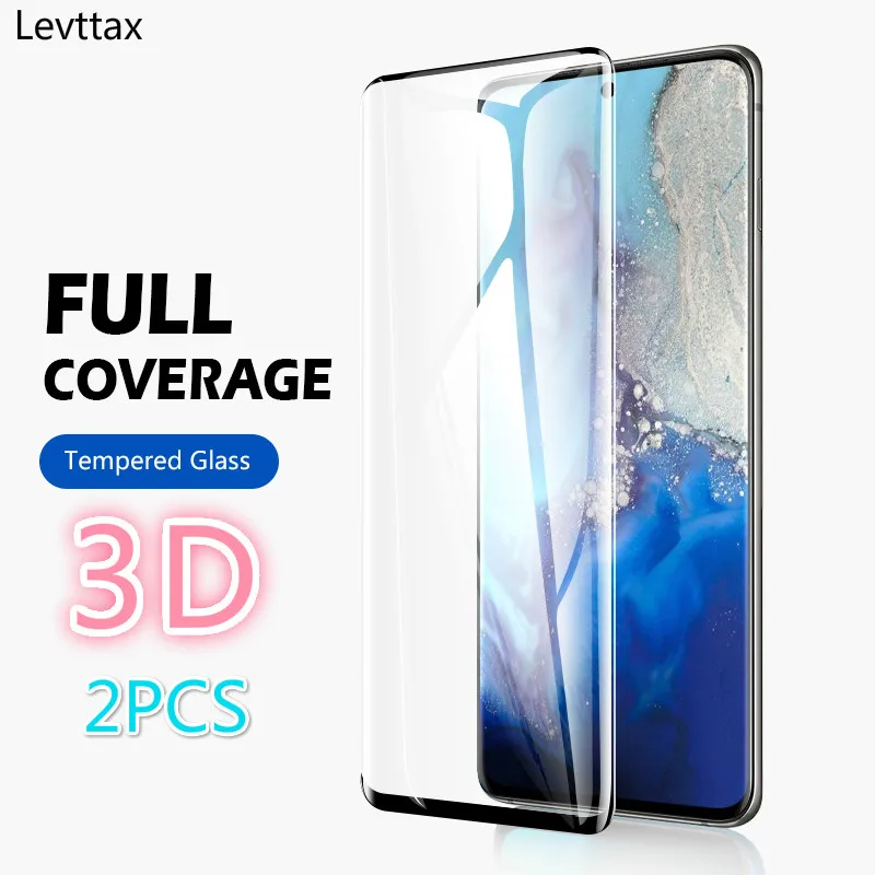 

3D изогнутый чехол из закаленного стекла для Samsung S10 5G S9 Plus Note 10 + 9, полное покрытие, Защита экрана для Samsung S20 Ultra