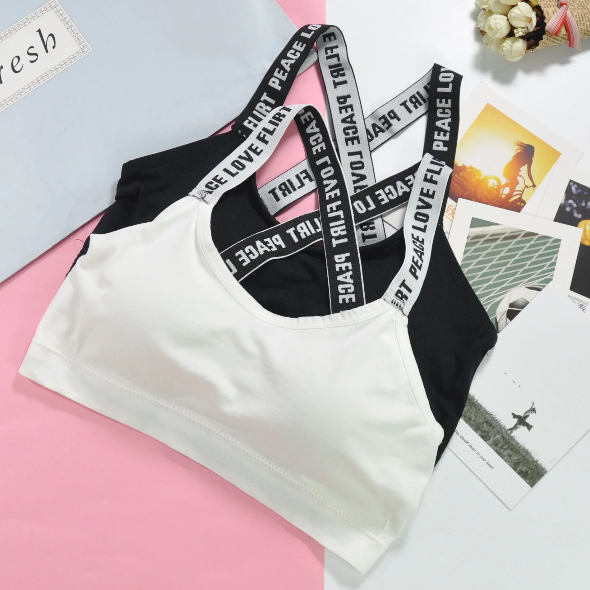 

Бесшовные бюстгальтеры с буквами для женщин, бюстгальтер пуш-ап, спортивный бюстгальтер, нижнее белье, бюстгальтер для фитнеса с открытой спиной, женское однотонное нижнее белье с подкладкой