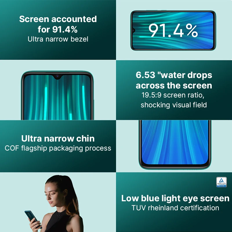 Смартфон Xiaomi Redmi Note 8 Pro с глобальной версией 6 ГБ 64 Восьмиядерный процессор MTK Helio
