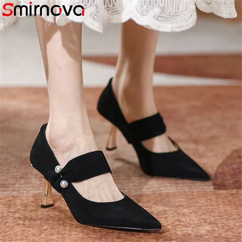 Smirnova 2022 сексуальные туфли на тонком высоком каблуке для вечеринки свадьбы
