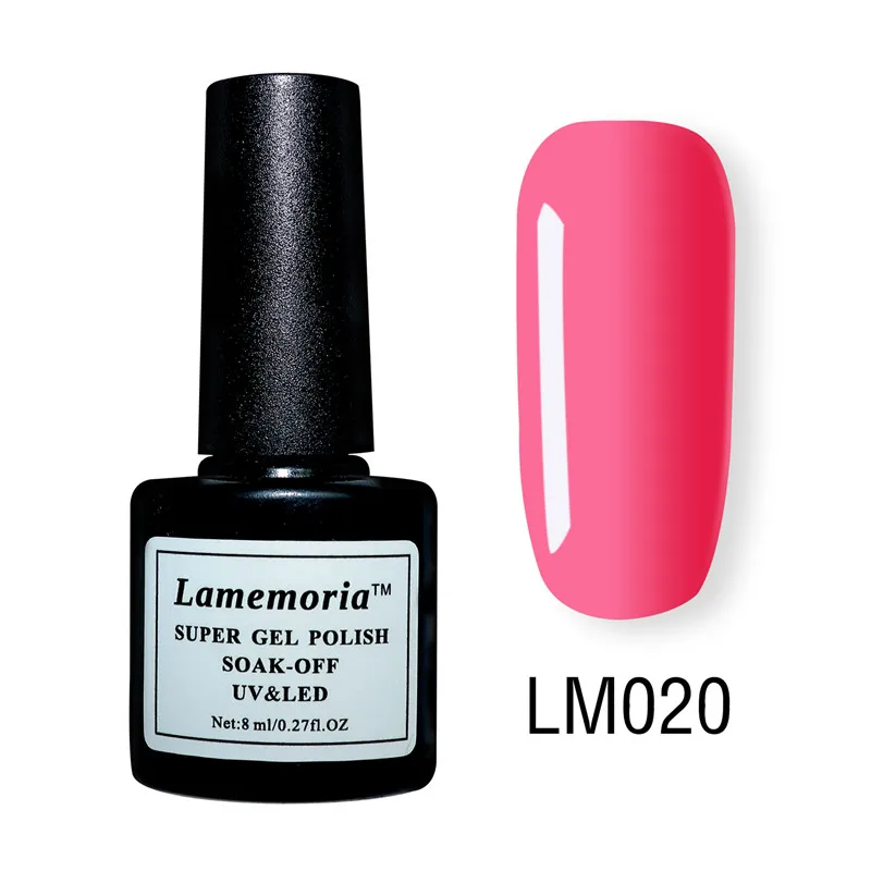 LM020 144 цветов Гель-лак набор все для маникюра Полупостоянный Vernis верхнее покрытие УФ светодиодный Гель-лак замочить ногтей художественный Гель-лак для ногтей - Цвет: LM020