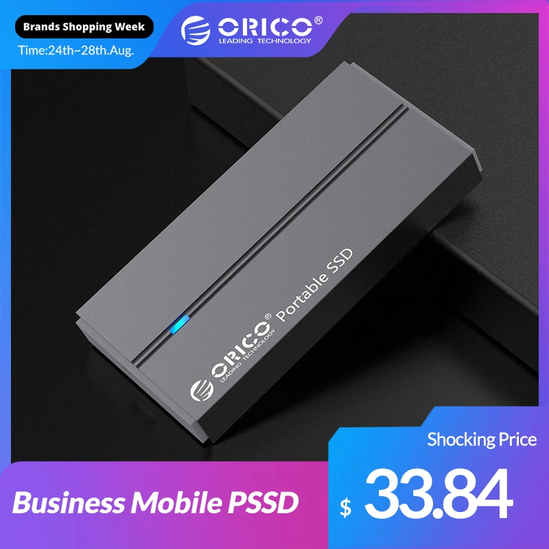 ORICO внешний SSD жесткий диск 1 ТБ 128 ГБ 256 512 SATA mSATA NVME Портативный твердотельный