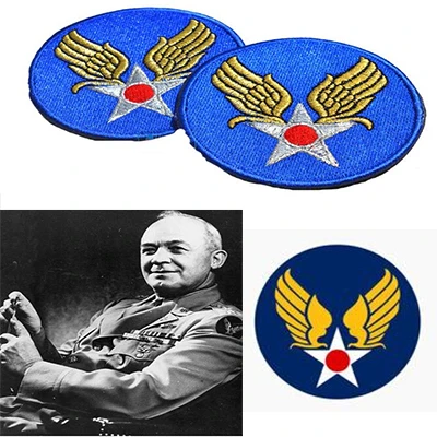 WW2 патч для военно воздушных сил США USAAF AAF штаба SSI значок рюкзака жакет