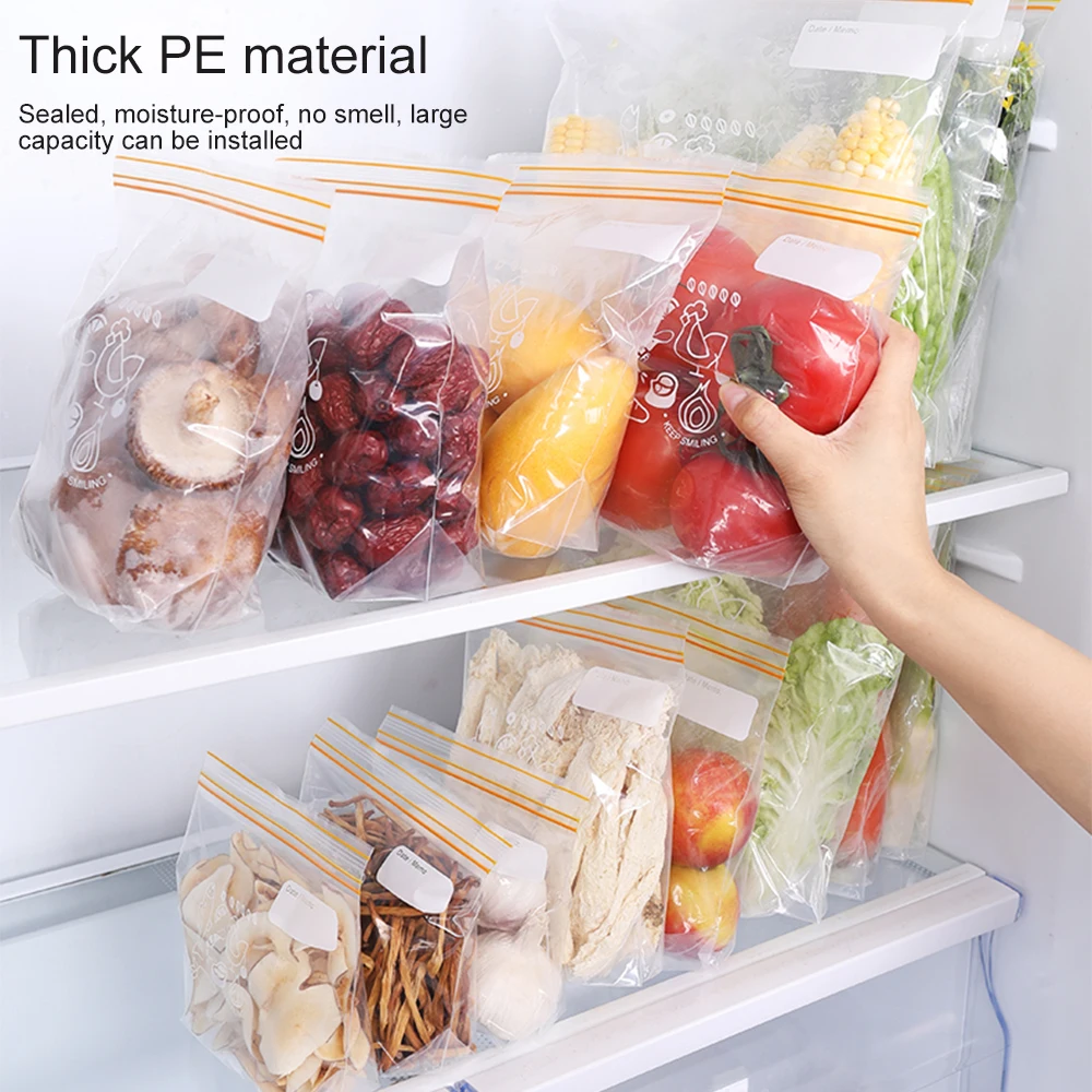 Самозапечатывающийся пакет для хранения пищевых продуктов съемный двойной