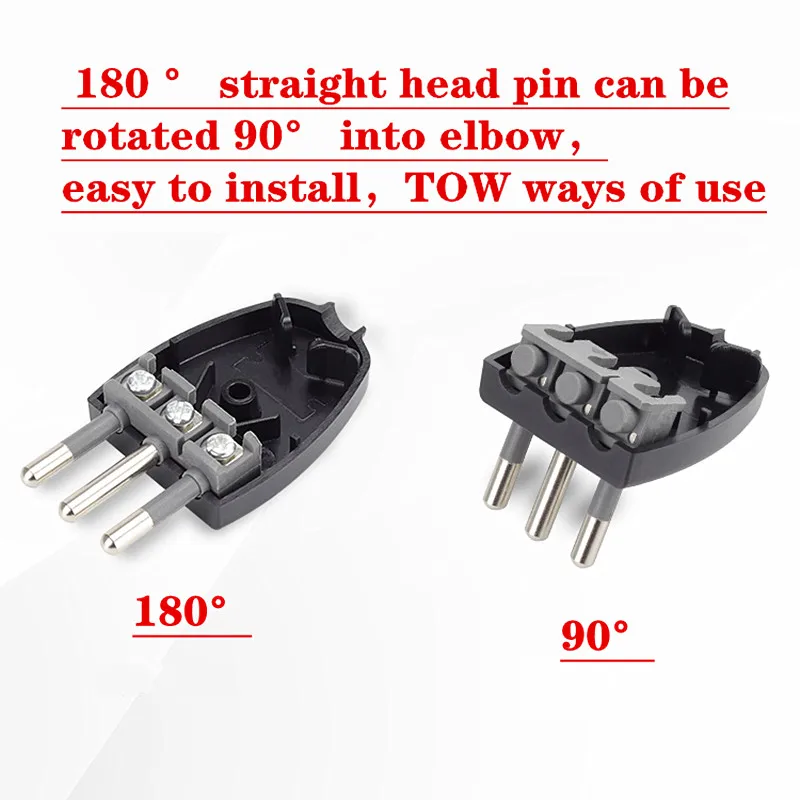 Новый Съемный локоть проводки док ЕС штекер питания Италия Угол 90 °