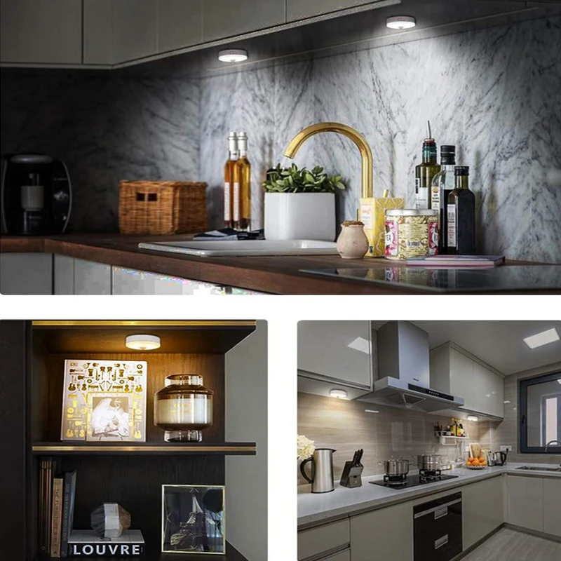 

LED Light LED Motion Sensor Night Light 3A Battery Powered Wireless Induction Lamp Closet Bathroom Stair Cabinet Indoor Lighting