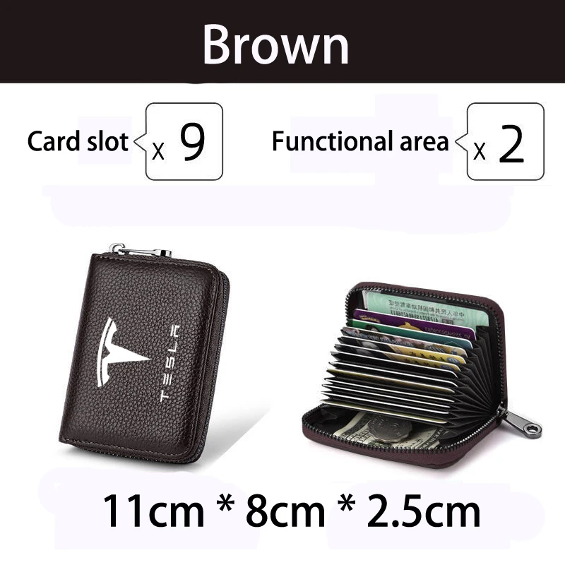 Брендовая визитница из натуральной кожи для кредитных карт удостоверения