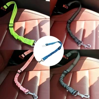 reflective adjustable dog seat belt pets safety leashes retractable vehicle car leash for pet new