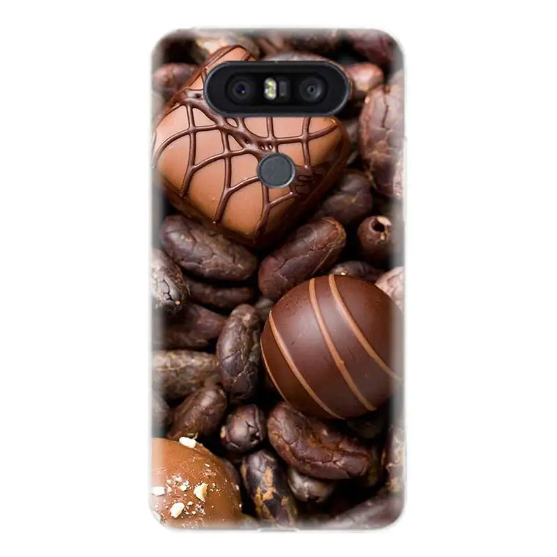 Alenka Gold Chocolate Cover Phone Case For LG V40 G6 G7 Q6 Q8 Q7 G5 G4 V30 V20 V10 K8 K10 2018 2017 Luruxy Coque Cases | Мобильные