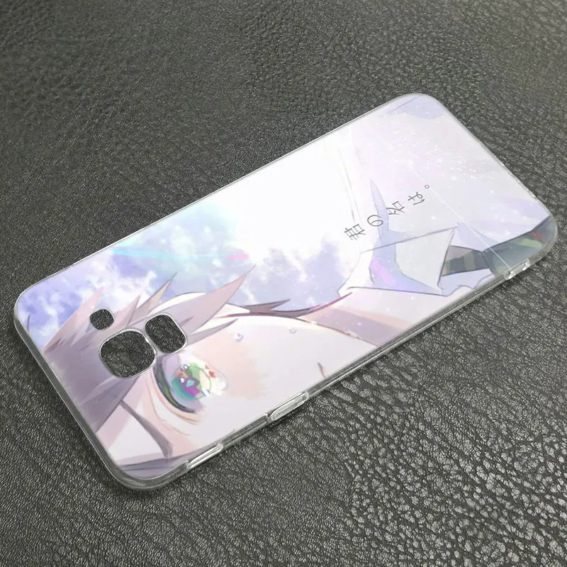 Мягкий силиконовый чехол аниме ваше имя Kimi no Na wa для Samsung Galaxy J8 J7 J6 J4 J2 2018 Core J3 2016 J5