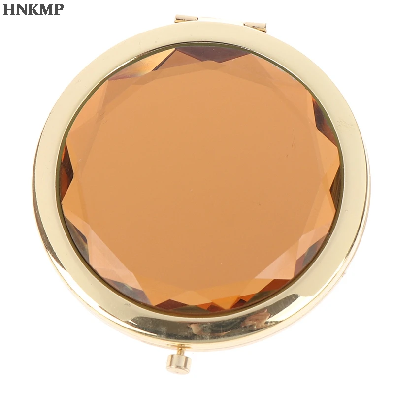 1 шт. Портативный компактный косметическое зеркало роскошная круглая с