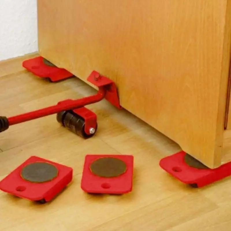 4pcsMoves Furniture Tool Transport Shifter Moving Wheel Slider Remover Roller Heavy Suitable for use on hard wood floors | Мебель
