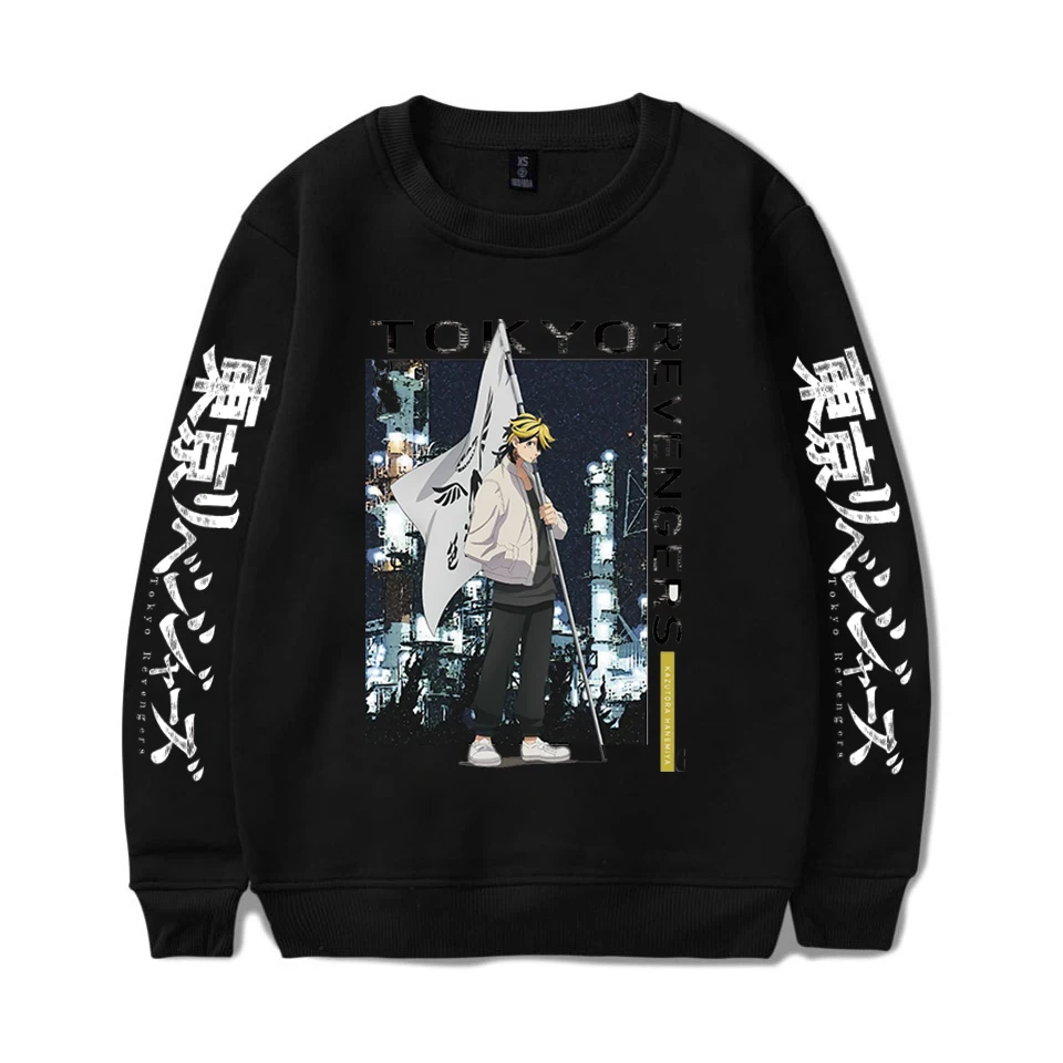 

Толстовка с капюшоном в стиле Харадзюку с изображением Токийского призрака, Японская уличная одежда унисекс, толстовка с капюшоном в стиле ...